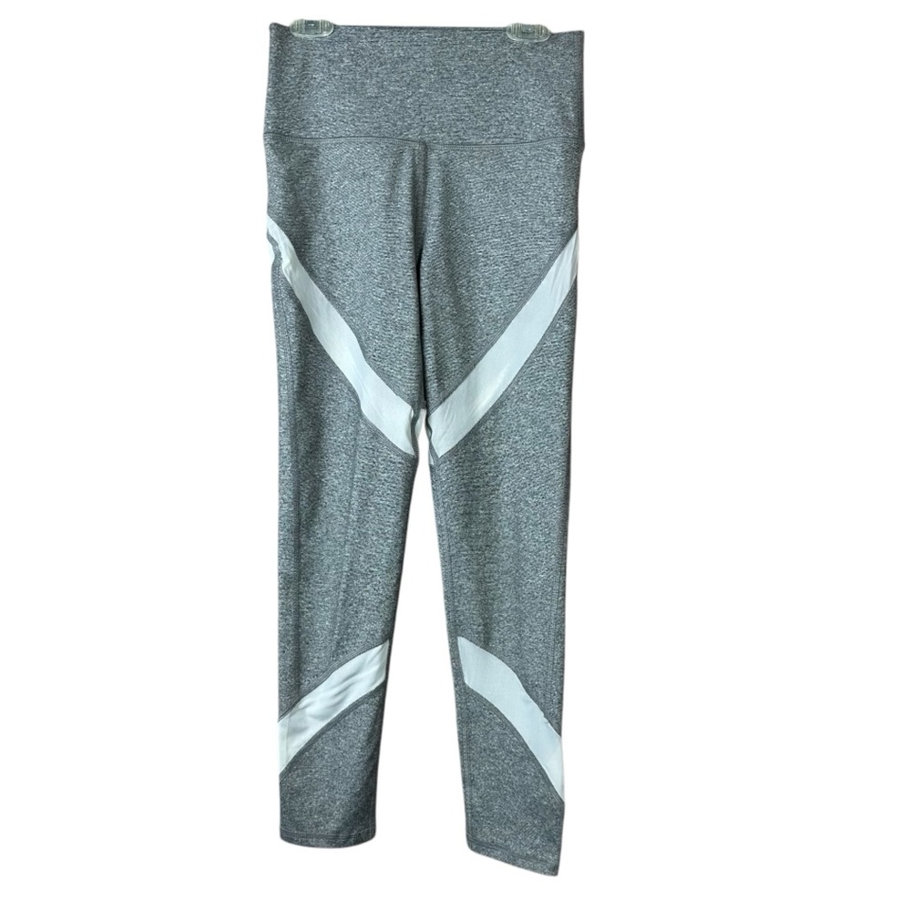 Aerie Grey Chill Play Move Mesh Trim Leggings Sz S